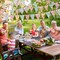 49 ft Tea Party Floral Paper Bunting – 60 Pcs Wildflower Garland Pennants for Outdoor/Indoor Birthday, Baby Shower, Bridal, Wedding & Garden Wonderland Décor